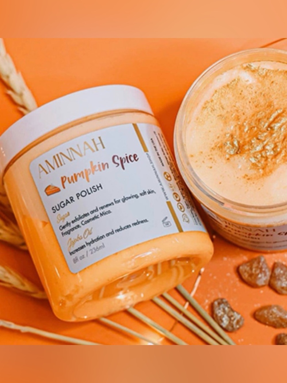 Aminnah | Pumpkin Spice 🥧 Sugar Scrub